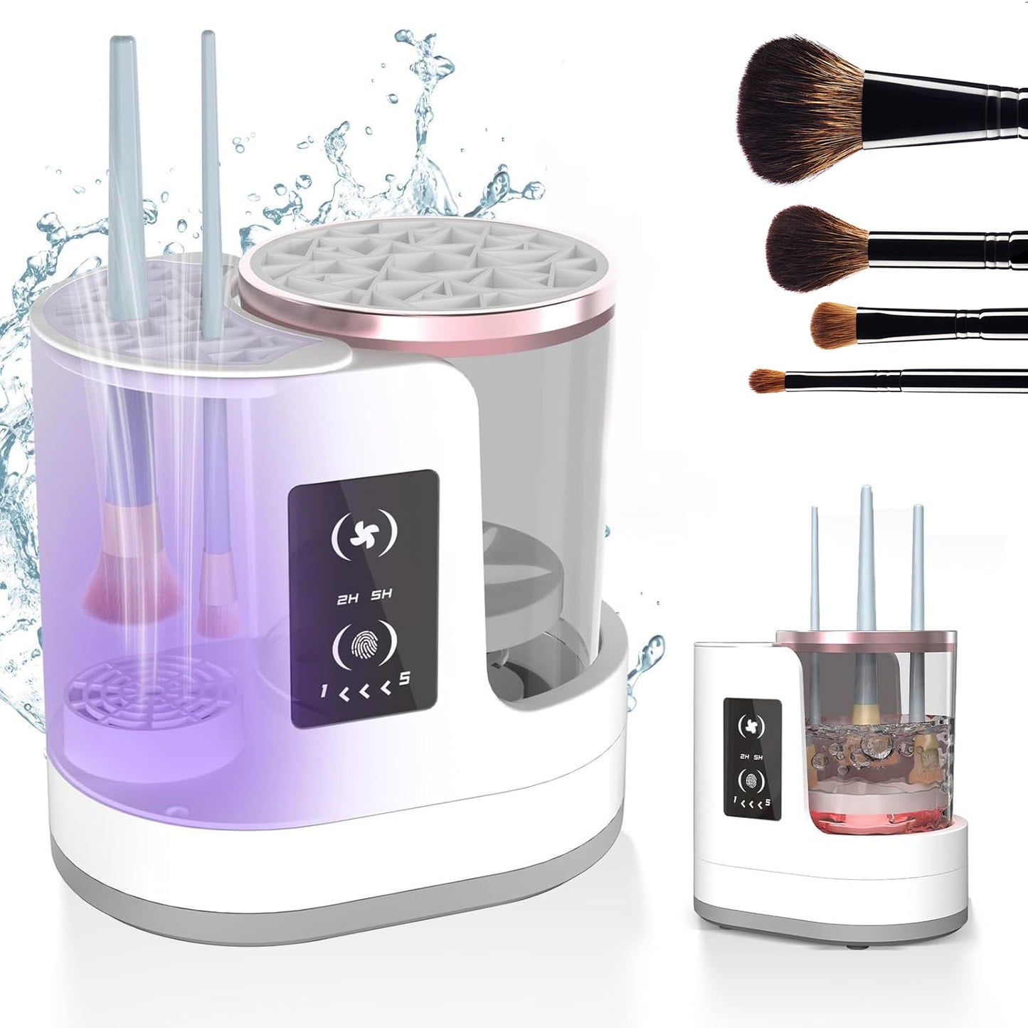 Electric Makeup Brush Cleaner | Rechargeable Automatic Makeup Brushes Cleaning Tool | Portable Cosmetic Brush Cleaning Device