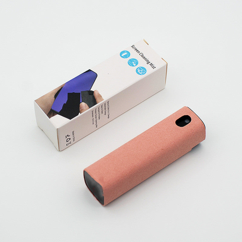 All-in-1 Mobile Phone Screen Cleaner | Portable Spray & Microfiber Wipe Kit for Phones, Computers, Tablets & Laptops