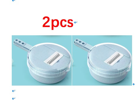 8-in-1 Handheld Vegetable Slicer & Grater Kit | Stainless Steel Blades, Food-Grade, Multi-Purpose Kitchen Cutter