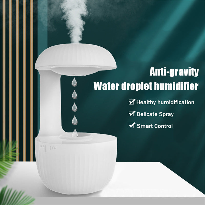Anti-Gravity USB Humidifier | Ultrasonic Nano-Fog Mist Maker for Home, Office & Bedroom
