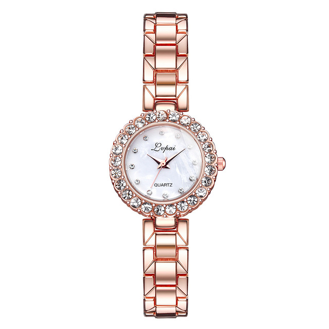 Women Simple Fashion Quartz Watch | Casual Analog Ladies Wrist Watch with Alloy Strap