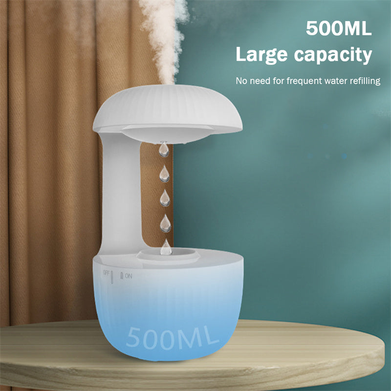 Anti-Gravity USB Humidifier | Ultrasonic Nano-Fog Mist Maker for Home, Office & Bedroom