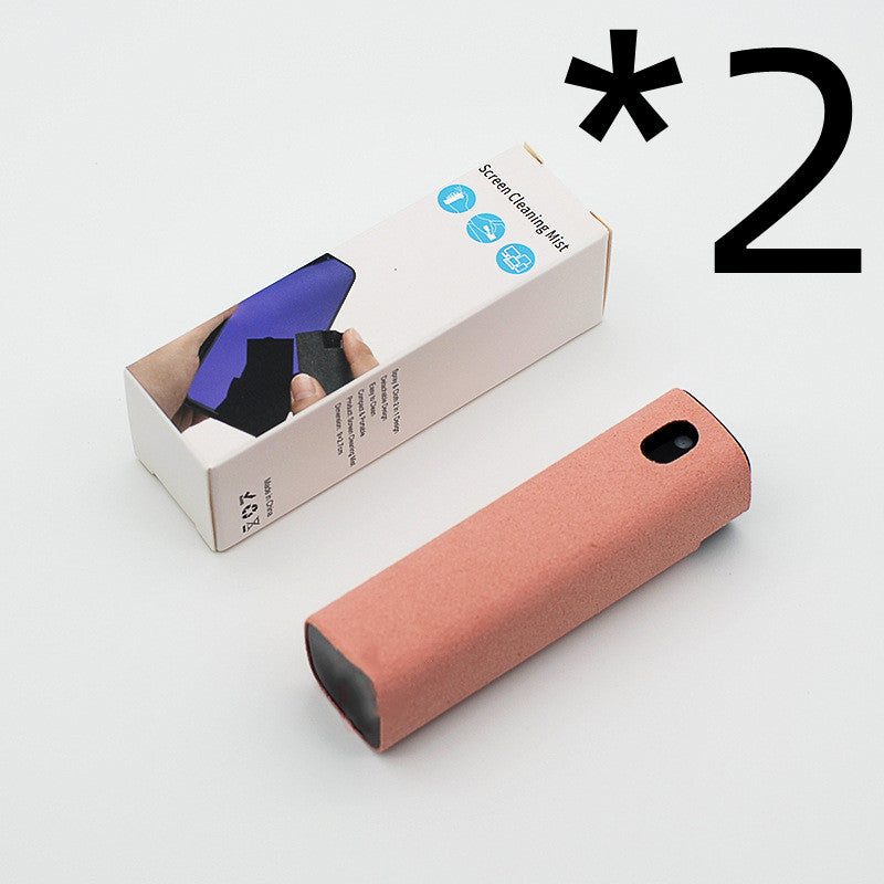 All-in-1 Mobile Phone Screen Cleaner | Portable Spray & Microfiber Wipe Kit for Phones, Computers, Tablets & Laptops