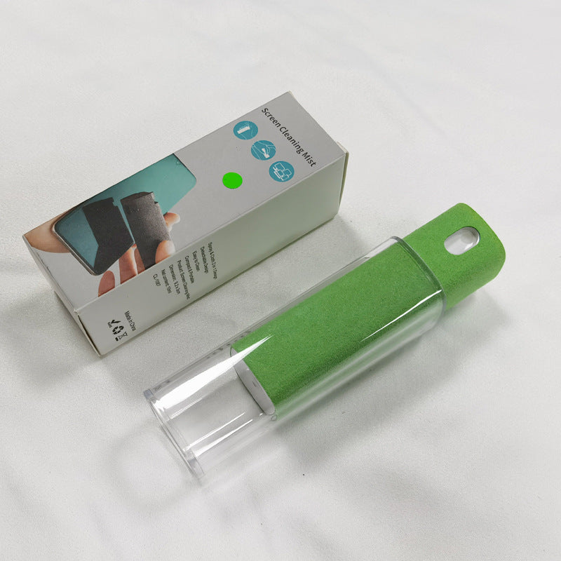 All-in-1 Mobile Phone Screen Cleaner | Portable Spray & Microfiber Wipe Kit for Phones, Computers, Tablets & Laptops